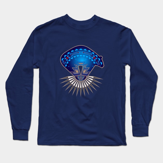 Three Bears "Blue" Long Sleeve T-Shirt by melvinwareagle